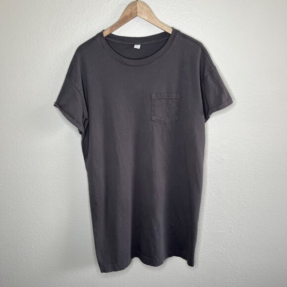 Old Navy Gray Pocket Crewneck Easy T-Shirt Dress Panther Gray  Size L - Picture 1 of 9